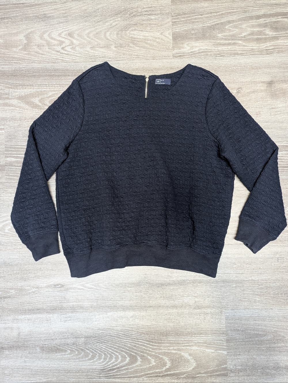 GAP | textured quilted sweatshirt
